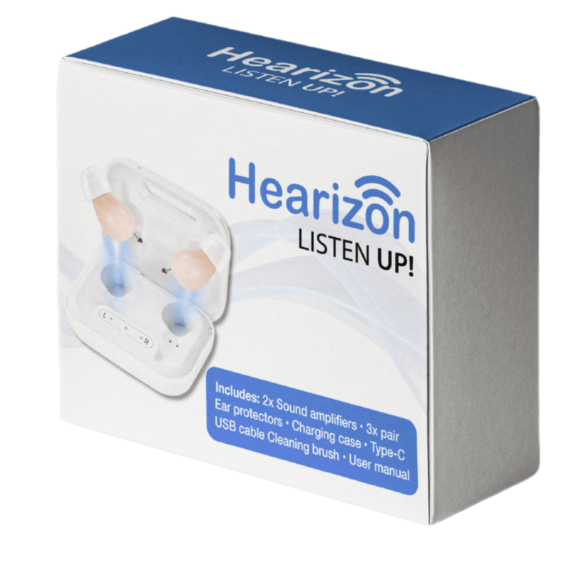 Hearizon in-ear geluids- en gehoorversterker