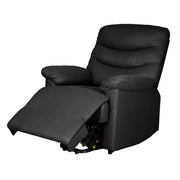 Zwart Vitadora sta-op stoel met massage en warmtefunctie